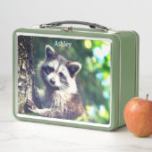 ジャングルに野生のタヌキ メタルランチボックス (インサイチュ)