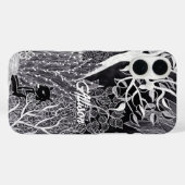 ジャングルに黒いヒョウ – 鉛筆スケッチ Case-Mate iPhoneケース (裏面 (横))