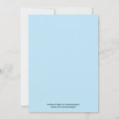 ジャングルのおさるの2歳の誕生日招待状 招待状 (裏面)