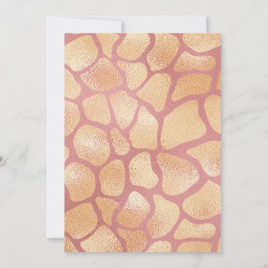 ジャングルのおもしろい待ち:キッズ動物園のパーティー誕生日 招待状 (裏面)