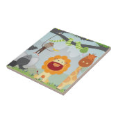 ジャングルのおもしろい タイル (側面)