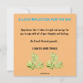 ジャングルのささやき エンカレッジシリーズ フラットカード (裏面)