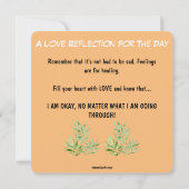 ジャングルのささやき エンカレッジシリーズ フラットカード (裏面)