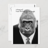 ジャングルのはがきの王 ポストカード (正面/裏面)