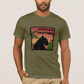 ジャングルのアフリカンパンターTシャツ Tシャツ