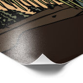 ジャングルのイグアナ フォトプリント            (角)