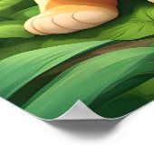 ジャングルのオレンジライオンの子 ポスター (角)