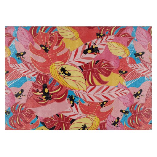 ジャングルのカエル カッティングボード (正面)