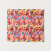 ジャングルのカエル タペストリー (正面(横))