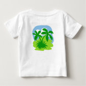 ジャングルのカートゥーン・キング ベビーTシャツ (裏面)