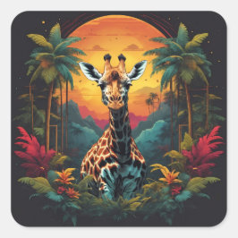 ジャングルのキリン | スクエアシール