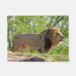 ジャングルのキング（ライオン）ドアマット ドアマット