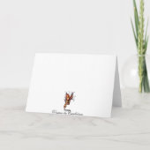 ジャングルのクリスマスカード1 シーズンカード (裏面)