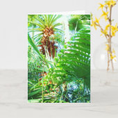 ジャングルのグリーティングカード カード (黄色い花)