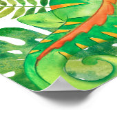 ジャングルのサファリベビーイグアナのポスター ポスター (角)