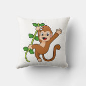 ジャングルのサル クッション (裏面)