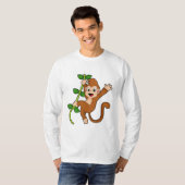 ジャングルのサル Tシャツ (正面フル)