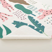 ジャングルのシームレスなパターン シェルパブランケット (3/4)