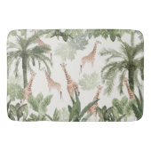 ジャングルのジラフ#1 #kids #wall #decor #art バスマット (正面)