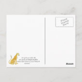 ジャングルのチートーポストカード ポストカード (裏面)