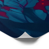 ジャングルのトラのポスターアートプリントウォールアート ポスター (角)