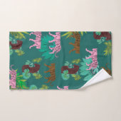 ジャングルのトラ バスタオルセット (ハンドタオル)