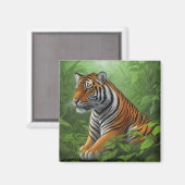ジャングルのトラ マグネット (正面/裏面)