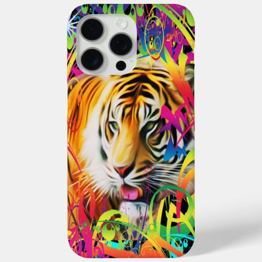 ジャングルのトラ Case-Mate iPhoneケース (裏面)