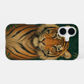 ジャングルのトラ iPhone 16ケース (裏面横)