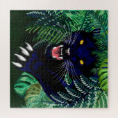 ジャングルのブラックパンサーの精神 ジグソーパズル (横)