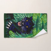 ジャングルのブラックパンサーの精神 バスタオルセット (ハンドタオル)