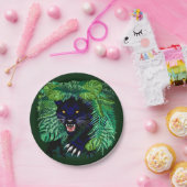 ジャングルのブラックパンサーの精神 ペーパープレート (パーティー)