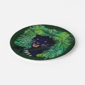 ジャングルのブラックパンサーの精神 ペーパープレート (アングル)
