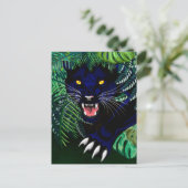ジャングルのブラックパンサーの精神 ポストカード (スタンド正面)