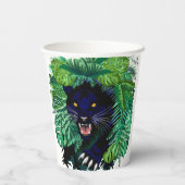 ジャングルのブラックパンサーの精神 紙コップ (裏面)