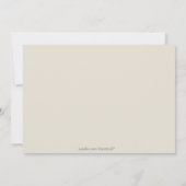 ジャングルのプリントの誕生会 招待状 (裏面)