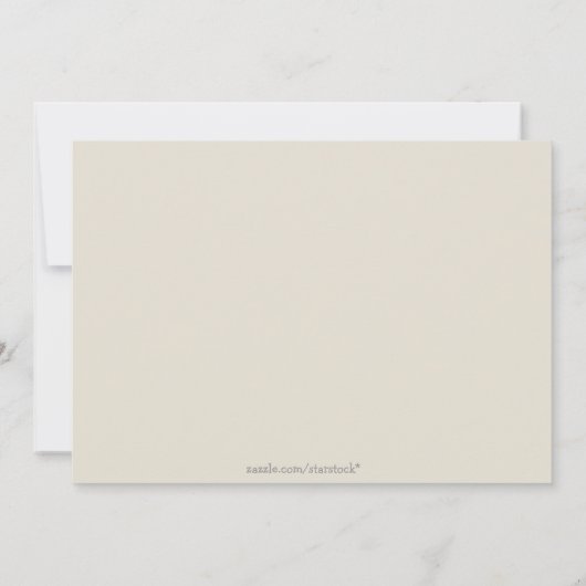 ジャングルのプリントの誕生会 招待状 (裏面)