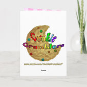 ジャングルのベビーはハート感謝していしています サンキューカード (裏面)