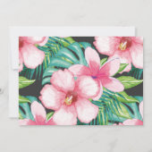 ジャングルのベビーシャワーのサンキューカードのジャングルのシャワー サンキューカード (裏面)