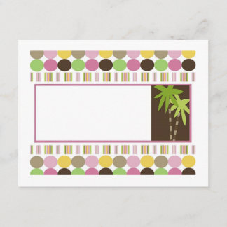 ジャングルのベビーシャワーの招待状の女王 招待状