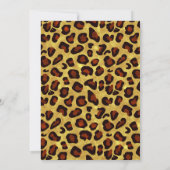 ジャングルのベビーシャワーの招待状-女の子のベビーシャワー 招待状 (裏面)