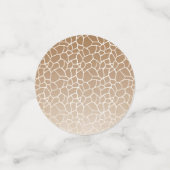 ジャングルのベビーシャワー象の紙吹雪の装飾 コンフェッティ (スモール正面)