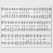 ジャングルのベルシート音楽ラッピング紙 ラッピングペーパー (フラット)