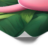 ジャングルのポスターに登場するピンクのライオンの子 ポスター (角)