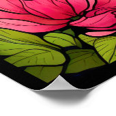 ジャングルのポスターに登場する素晴らしいトラの芸術 ポスター (角)