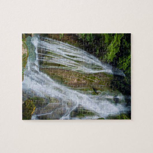 ジャングルのメレマート滝 ジグソーパズル (横)