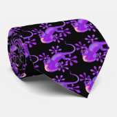 ジャングルのヤモリの動物のタイ ネクタイ (ロール)