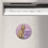 ジャングルのライオネス・クイーン、名前を追加Purple マグネット (インサイチュ (食洗機))