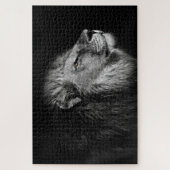 「ジャングルのライオンの王 ジグソーパズル (縦)