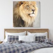 ジャングルのライオン王 キャンバスプリント (インサイチュ (寝室))